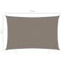 Rectangular sail awning taupe gray Oxford fabric 2x5 m by vidaXL, Umbrellas - Ref: Foro24-135424, Price: 40,34 €, Discount: %