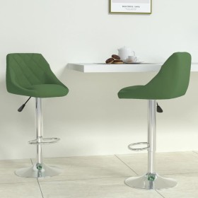 Kitchen stool, 2 units, dark green velvet by vidaXL, Kitchen stools - Ref: Foro24-335308, Price: 145,99 €, Discount: %