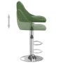 Kitchen stool, 2 units, dark green velvet by vidaXL, Kitchen stools - Ref: Foro24-335308, Price: 136,43 €, Discount: %