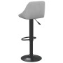 Light Gray Velvet Kitchen Stool by vidaXL, Kitchen stools - Ref: Foro24-335338, Price: 81,15 €, Discount: %