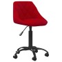 2pcs Red Wine Red Velvet Swivel Dining Chairs by vidaXL, dining chairs - Ref: Foro24-335377, Price: 89,43 €, Discount: %