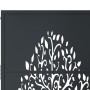 Puerta de jardín acero gris antracita diseño árbol 105x155 cm de vidaXL, Puertas de jardín - Ref: Foro24-153157, Precio: 236,...