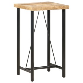 Solid rough mango wood bar table 60x60x107 cm by vidaXL, Kitchen and dining tables - Ref: Foro24-286610, Price: 280,85 €, Dis...