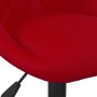 Sillas de comedor giratorias 2 uds terciopelo rojo vino tinto de vidaXL, Sillas de comedor - Ref: Foro24-335377, Precio: 89,4...