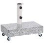 Base de sombrilla granito gris claro 45x25x8,3 cm de vidaXL, Bases para sombrillas - Ref: Foro24-313666, Precio: 88,56 €, Des...