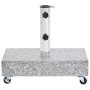 Base de sombrilla granito gris claro 45x25x8,3 cm de vidaXL, Bases para sombrillas - Ref: Foro24-313666, Precio: 88,56 €, Des...