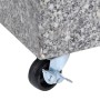 Base de sombrilla granito gris claro 45x25x8,3 cm de vidaXL, Bases para sombrillas - Ref: Foro24-313666, Precio: 88,56 €, Des...