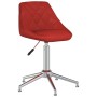 Drehbare Esszimmerstühle, 2 Stück, rot, rotes Kunstleder von vidaXL, Essstühle - Ref: Foro24-335395, Preis: 96,47 €, Rabatt: %