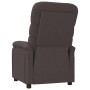 Sillón de masaje reclinable de tela marrón oscuro de vidaXL, Sillones - Ref: Foro24-321221, Precio: 204,99 €, Descuento: %