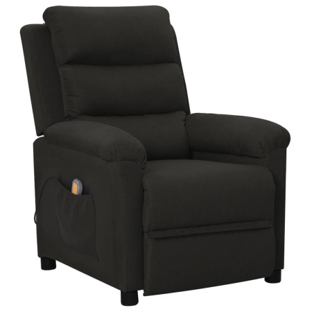 Sillón de masaje de tela negro de vidaXL, Sillones de masaje eléctricos - Ref: Foro24-342353, Precio: 222,80 €, Descuento: %