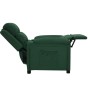 Sillón reclinable de tela verde oscuro de vidaXL, Sillones - Ref: Foro24-342345, Precio: 215,02 €, Descuento: %