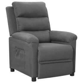 Sillón reclinable de tela gris claro de vidaXL, Sillones - Ref: Foro24-342339, Precio: 207,99 €, Descuento: %