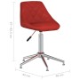 Drehbare Esszimmerstühle, 2 Stück, rot, rotes Kunstleder von vidaXL, Essstühle - Ref: Foro24-335395, Preis: 96,47 €, Rabatt: %