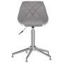 Silla de oficina giratoria de cuero sintético gris y blanco de vidaXL, Sillas de oficina - Ref: Foro24-335404, Precio: 84,37 ...