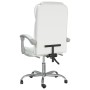 Silla de oficina reclinable cuero sintético blanco de vidaXL, Sillas de oficina - Ref: Foro24-349702, Precio: 136,99 €, Descu...