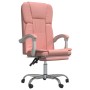 Silla de oficina reclinable cuero sintético rosa de vidaXL, Sillas de oficina - Ref: Foro24-349623, Precio: 120,24 €, Descuen...