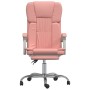 Silla de oficina reclinable cuero sintético rosa de vidaXL, Sillas de oficina - Ref: Foro24-349623, Precio: 120,24 €, Descuen...