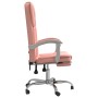 Silla de oficina reclinable cuero sintético rosa de vidaXL, Sillas de oficina - Ref: Foro24-349623, Precio: 120,24 €, Descuen...