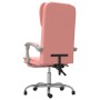 Silla de oficina reclinable cuero sintético rosa de vidaXL, Sillas de oficina - Ref: Foro24-349623, Precio: 120,24 €, Descuen...