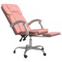 Silla de oficina reclinable cuero sintético rosa de vidaXL, Sillas de oficina - Ref: Foro24-349623, Precio: 120,24 €, Descuen...