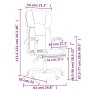 Silla de oficina reclinable cuero sintético rosa de vidaXL, Sillas de oficina - Ref: Foro24-349623, Precio: 120,24 €, Descuen...