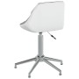 Silla de oficina giratoria de cuero sintético gris y blanco de vidaXL, Sillas de oficina - Ref: Foro24-335404, Precio: 84,37 ...