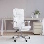 White synthetic leather reclining office chair by vidaXL, Office chairs - Ref: Foro24-349624, Price: 119,33 €, Discount: %