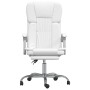 Silla de oficina reclinable cuero sintético blanco de vidaXL, Sillas de oficina - Ref: Foro24-349624, Precio: 119,33 €, Descu...