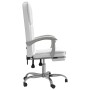 Silla de oficina reclinable cuero sintético blanco de vidaXL, Sillas de oficina - Ref: Foro24-349624, Precio: 119,33 €, Descu...