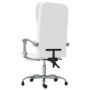 Silla de oficina reclinable cuero sintético blanco de vidaXL, Sillas de oficina - Ref: Foro24-349624, Precio: 119,33 €, Descu...