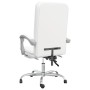 Silla de oficina reclinable cuero sintético blanco de vidaXL, Sillas de oficina - Ref: Foro24-349722, Precio: 133,99 €, Descu...