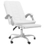 Silla de oficina reclinable cuero sintético blanco de vidaXL, Sillas de oficina - Ref: Foro24-349722, Precio: 133,99 €, Descu...