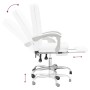 Silla de oficina reclinable cuero sintético blanco de vidaXL, Sillas de oficina - Ref: Foro24-349722, Precio: 133,99 €, Descu...