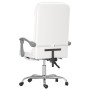 White synthetic leather massage reclining office chair by vidaXL, Office chairs - Ref: Foro24-349712, Price: 136,35 €, Discou...