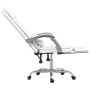 Silla de oficina reclinable masaje cuero sintético blanco de vidaXL, Sillas de oficina - Ref: Foro24-349712, Precio: 136,35 €...