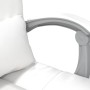 Silla de oficina reclinable masaje cuero sintético blanco de vidaXL, Sillas de oficina - Ref: Foro24-349712, Precio: 136,35 €...