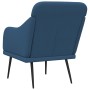 Sillón de tela azul 63x76x80 cm de vidaXL, Sillones - Ref: Foro24-351481, Precio: 87,99 €, Descuento: %