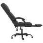 Silla de oficina reclinable masaje cuero sintético negro de vidaXL, Sillas de oficina - Ref: Foro24-349687, Precio: 143,05 €,...