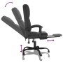 Silla de oficina reclinable masaje cuero sintético negro de vidaXL, Sillas de oficina - Ref: Foro24-349687, Precio: 143,05 €,...