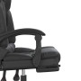 Silla de oficina reclinable masaje cuero sintético negro de vidaXL, Sillas de oficina - Ref: Foro24-349687, Precio: 143,05 €,...