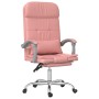 Silla de oficina reclinable masaje cuero sintético rosa de vidaXL, Sillas de oficina - Ref: Foro24-349711, Precio: 131,59 €, ...