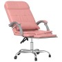 Silla de oficina reclinable masaje cuero sintético rosa de vidaXL, Sillas de oficina - Ref: Foro24-349711, Precio: 131,59 €, ...