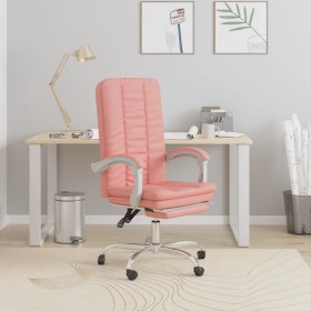 Pink synthetic leather reclining office chair by vidaXL, Office chairs - Ref: Foro24-349721, Price: 127,99 €, Discount: %