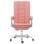 Silla de oficina reclinable cuero sintético rosa de vidaXL, Sillas de oficina - Ref: Foro24-349721, Precio: 127,70 €, Descuen...