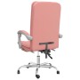 Silla de oficina reclinable cuero sintético rosa de vidaXL, Sillas de oficina - Ref: Foro24-349721, Precio: 127,70 €, Descuen...