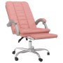 Silla de oficina reclinable cuero sintético rosa de vidaXL, Sillas de oficina - Ref: Foro24-349721, Precio: 127,70 €, Descuen...