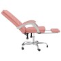 Silla de oficina reclinable cuero sintético rosa de vidaXL, Sillas de oficina - Ref: Foro24-349721, Precio: 127,70 €, Descuen...