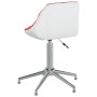 Swivel dining chairs 2 pcs red and white synthetic leather by vidaXL, dining chairs - Ref: Foro24-335411, Price: 96,99 €, Dis...