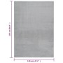 Gray Washable Soft Fluffy Short Pile Rug 120x170 cm by vidaXL, Rugs - Ref: Foro24-342193, Price: 49,99 €, Discount: %