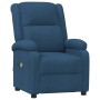 Blue fabric massage chair by vidaXL, Electric massage chairs - Ref: Foro24-342435, Price: 219,99 €, Discount: %